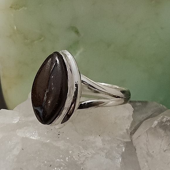Boulder Opal Ring .925 Sz 7 - Picture 9 of 12